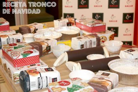 Receta de Tronco de Navidad. #Navidadgallo Taller Pastas Gallo y Lékué