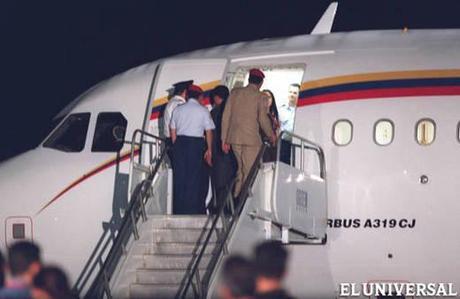 Maduro y el avión presidencial