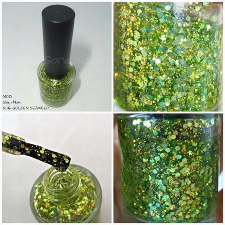 MODI Glam Nails Golden Seaweed