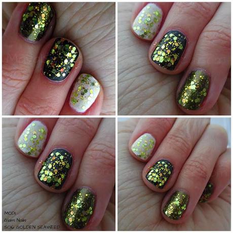 MODI Glam Nails Golden Seaweed