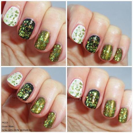 MODI Glam Nails Golden Seaweed