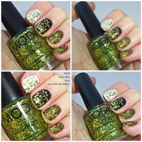 MODI Glam Nails Golden Seaweed