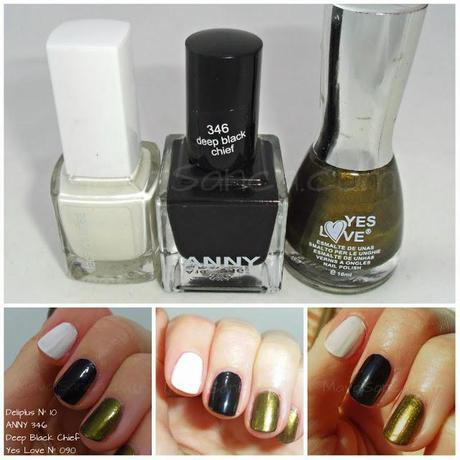 MODI Glam Nails Golden Seaweed
