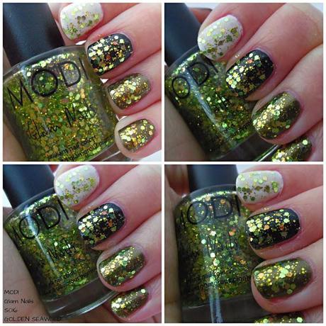 MODI Glam Nails Golden Seaweed