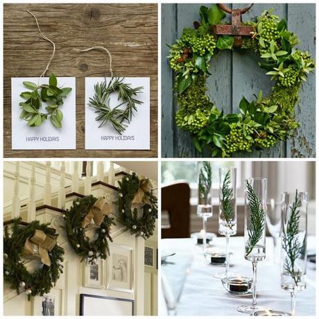 paletas de colores de navidad: verde