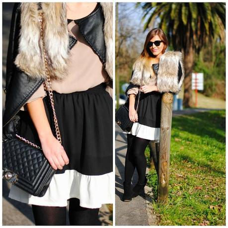 Fur scarf. Fur scarf.