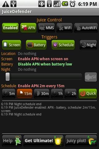 Ahorra batería en tu smartphone Android con JuiceDefender