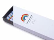Rainbow pencils; lápices arco iris creativos