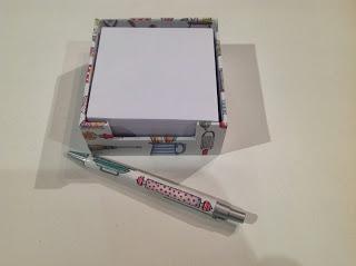 Porta taco y bolígrafo a juego para cocina