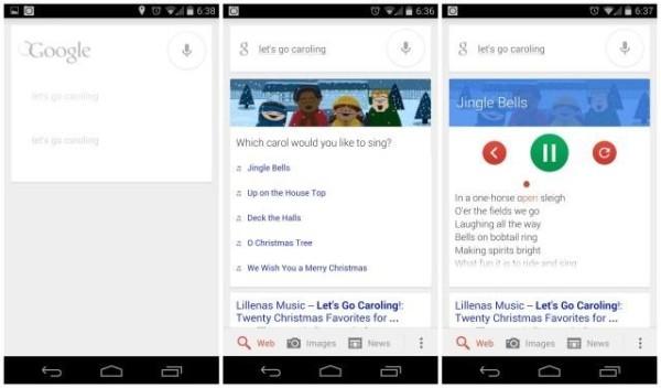 650 1000 Google Search Lets Go Caroling 640x3762 600x352 Google Now te permite cantar villancicos