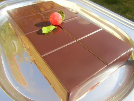 Turrón de praliné de café