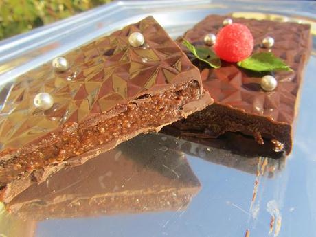 Turrón de praliné de café