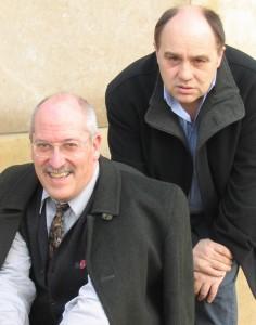 andreu_martin_jaume_ribera Los padres de la criatura: Andreu Martín y Jaume Ribera. Ambos poseedores de un don inigualable para la escritura y una juventud imperecedera y eterna.