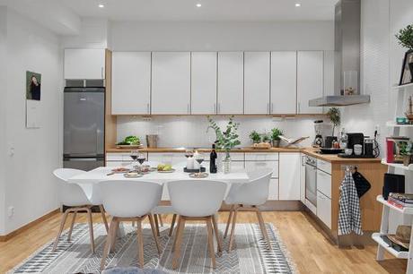 pisos nórdicos interiores espacios pequeños iluminación decoración diseño interiores iluminación decoración nórdica decoración en blanco y madera casas nórdicas blog decoración interiores nórdicos aprovechar el espacio interiores accesorios hogar posters fotografías 