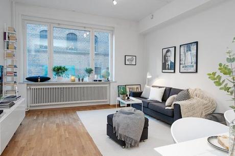 pisos nórdicos interiores espacios pequeños iluminación decoración diseño interiores iluminación decoración nórdica decoración en blanco y madera casas nórdicas blog decoración interiores nórdicos aprovechar el espacio interiores accesorios hogar posters fotografías 