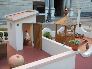 Pesebre de la plaza de Sant Jaume de Barcelona. 2013