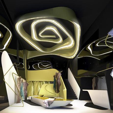 A-cero Projects A-cero presenta un proyecto de interiorismo para el local de una nueva y exclusiva firma de moda