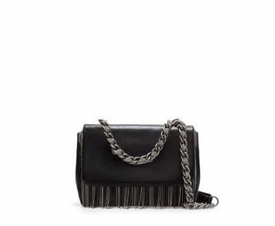 Nochevieja Limited Edition Bandolera Piel Cadenas Punk de Zara