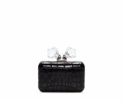 Nochevieja Caja Cierre Cristal Bolsos Zara