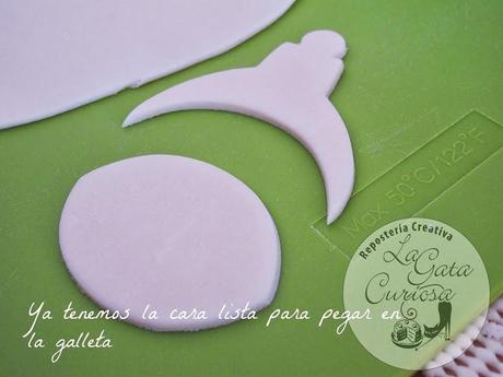 TUTORIAL GALLETA FONDANT DE NIÑO NAVIDEÑO