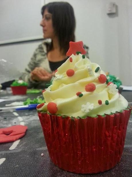 Taller de Cupcakes, delicioso gracias a Anna de Pasteles con encanto.