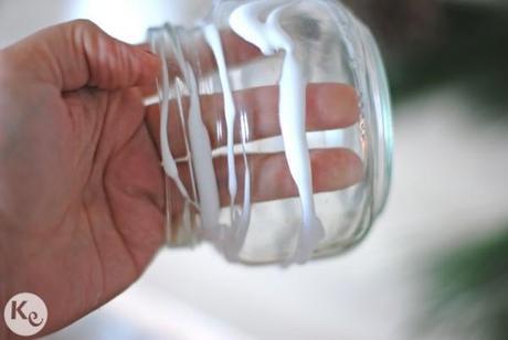 DIY. Frosted glass effect DIY. Frosted glass effect