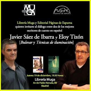 Diálogo sobre el cuento con Eloy Tizón y Javier Sáez de Ibarra