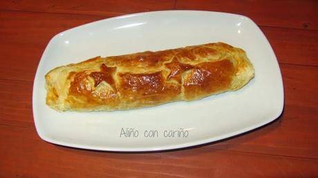 ROLLO DE BACALAO CON PASAS. RECETA NAVIDEÑA