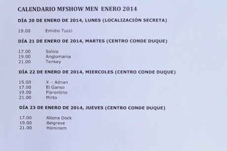 Nueva edición de MFShow MEN