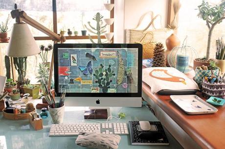 Escritorio del estudio de Geninne