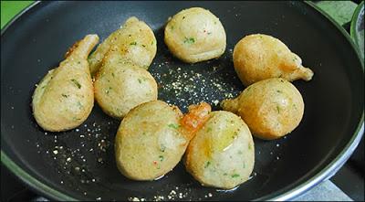 Buñuelos de bacalao a la mermelada