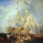 Turner, 'The Battle of Trafalgar', 1822.