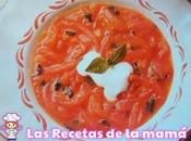 Receta Sopa tomate albahaca