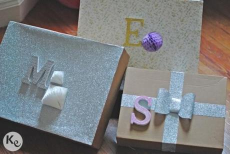 Wrapping Christmas gifts