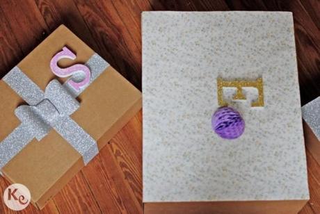 Wrapping Christmas gifts