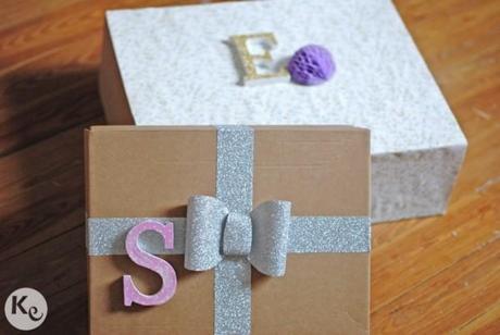 Wrapping Christmas gifts