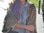 Plaid cape