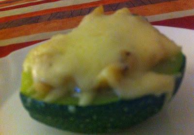 Calabacín Luna Relleno de Manzana