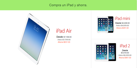 iPad Black Friday en Apple Online Store de México