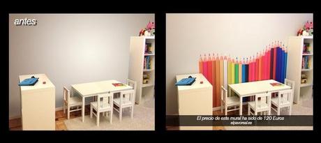 Dale vida a las paredes de tu casa con murales de vinilo