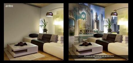 Dale vida a las paredes de tu casa con murales de vinilo