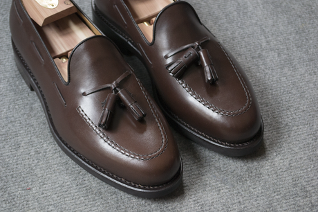 Review mocasines Tassel en calf chocolate de Asthon & Allen (Estellés).