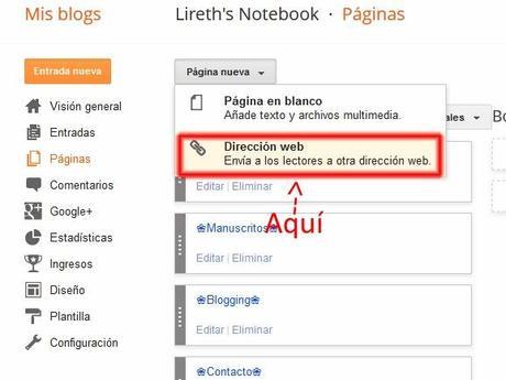 Menú horizontal para tu Blog!