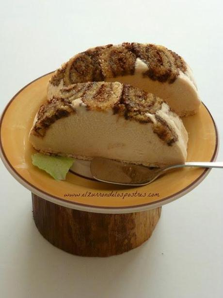 Tronco Helado de Turrón