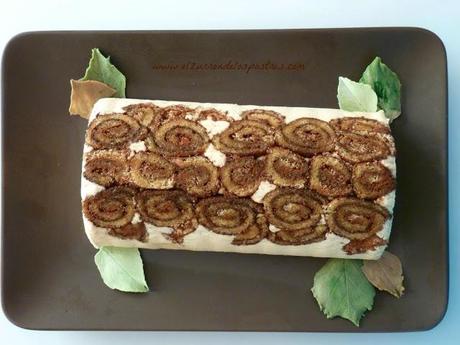 Tronco Helado de Turrón