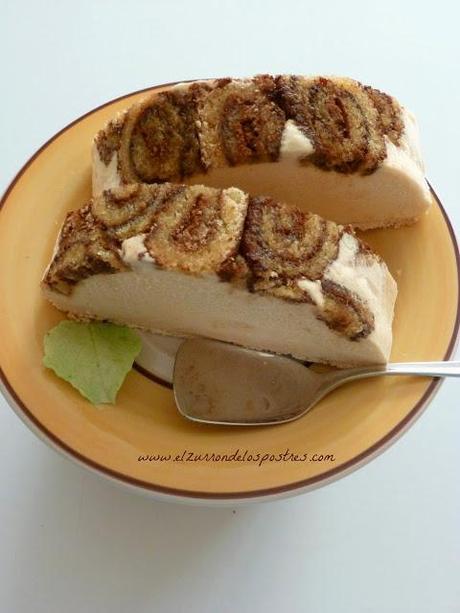 Tronco Helado de Turrón