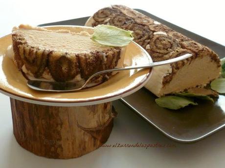 Tronco Helado de Turrón