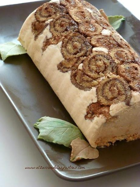 Tronco Helado de Turrón