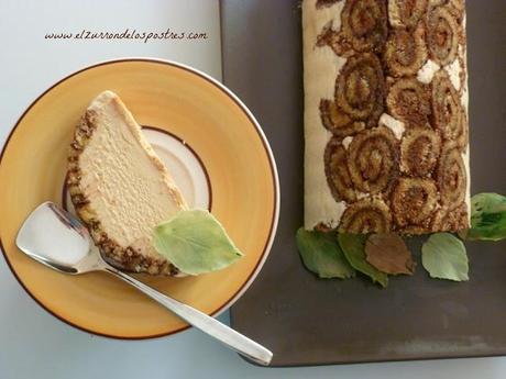 Tronco Helado de Turrón