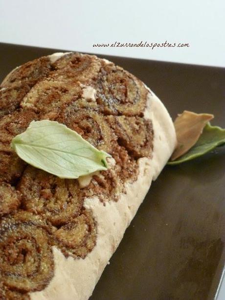 Tronco Helado de Turrón